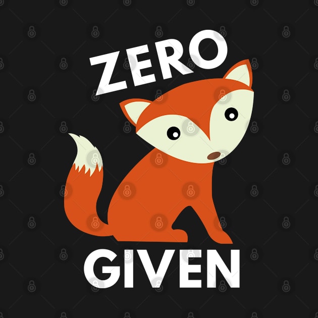 Zero Fox Given by VectorPlanet