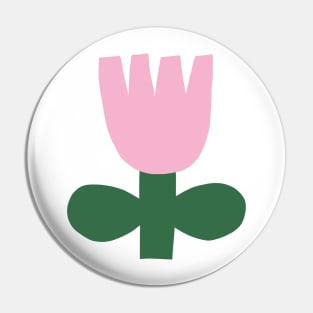 Bold pink flower Pin