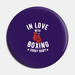 in love with boxing baby Pin