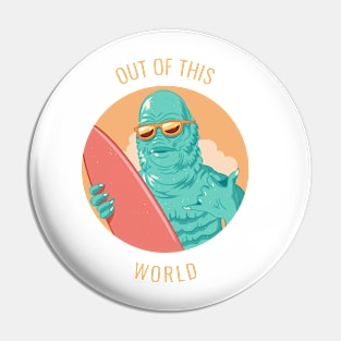 Out Of This World Awesome T-shirt Design Pin