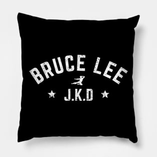 Jeet Kune Do Kick distressed 2 Pillow