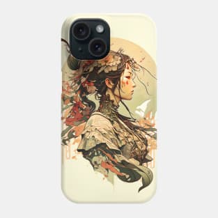 Art Nouveau Cyberpunk Traditional Japanese Fusion Phone Case