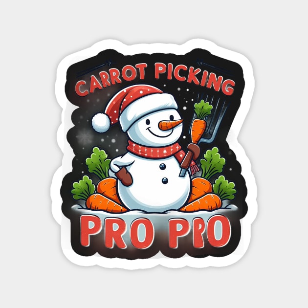 Carrot Picking Pro Magnet by ramith-concept