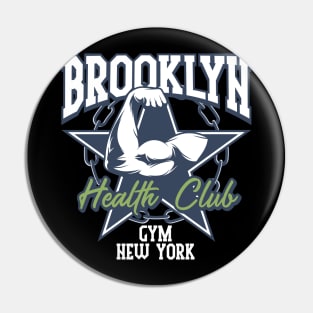 Brooklyn Health Club NYC Pin