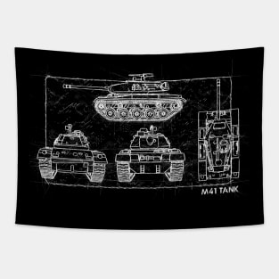 M41 Walker Bulldog Tapestry