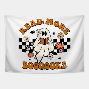 Groovy Halloween Read More Books Cute Boo Read A Book Shirt Tapestry