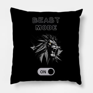 Lion in BEAST MODE Pillow