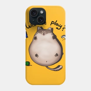 T-shirt with a cat Phone Case