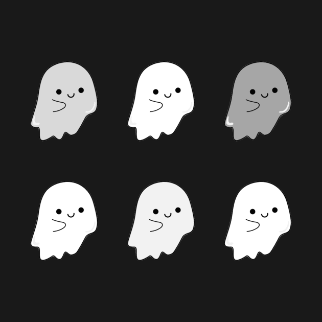 Cute Mini Ghosts Pack by EmikoNamika