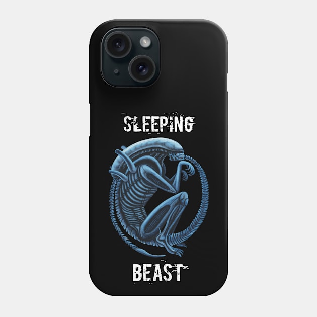 Sleeping Beast (scale: 70%) Phone Case by SPACE ART & NATURE SHIRTS 