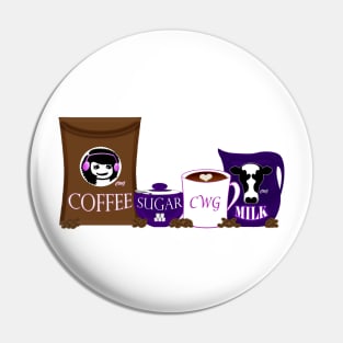 CWG Morning Coffee Set Pin