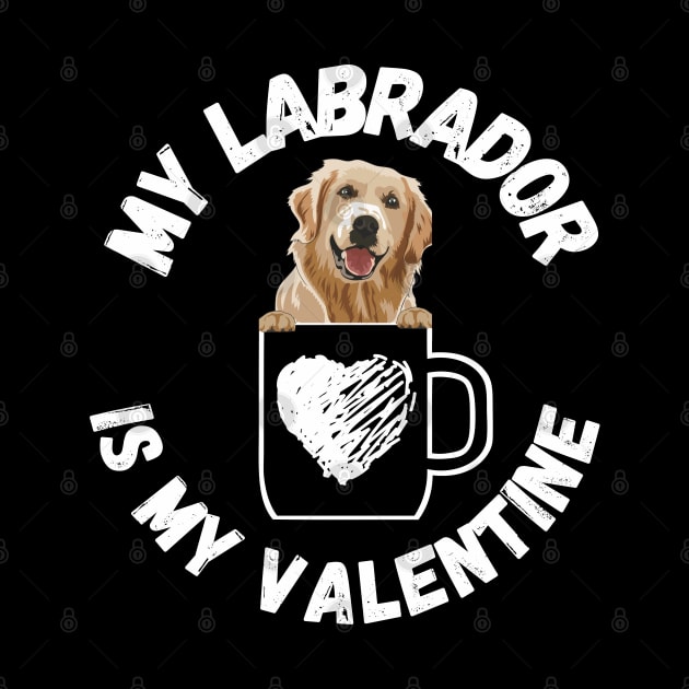 My Labrador is my Valentine by Bellinna