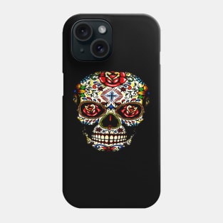 Sugar Skull Off Shoulder Phone Case