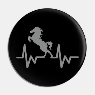 horse heartbeat Pin