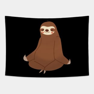 Funny Sloth T-shirt. Sloth Doing Yoga Tapestry