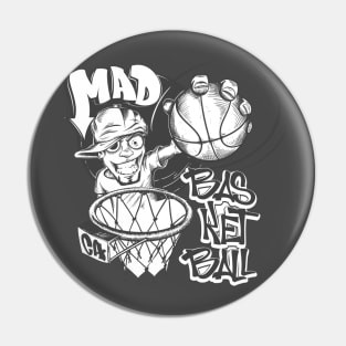 Mad basketball Pin