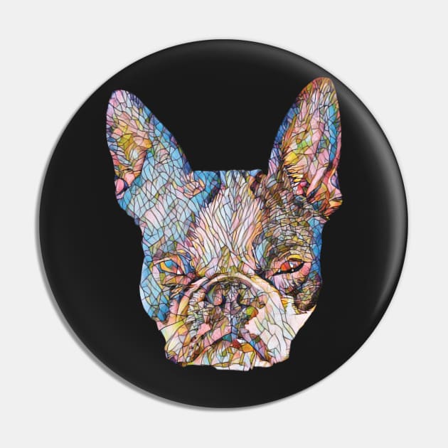 Boston Terrier Face Pin by DoggyStyles