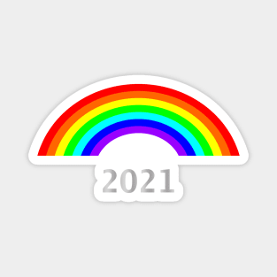 Small Rainbow 2021 Magnet