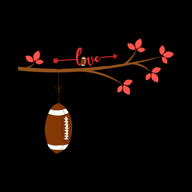 love football american by HALLSHOP