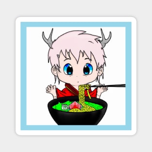 Ramen anime drawing Magnet