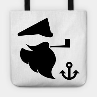 Sea captain with a smoking pipe Tote