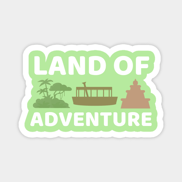 Land of Adventure Magnet by duchessofdisneyland