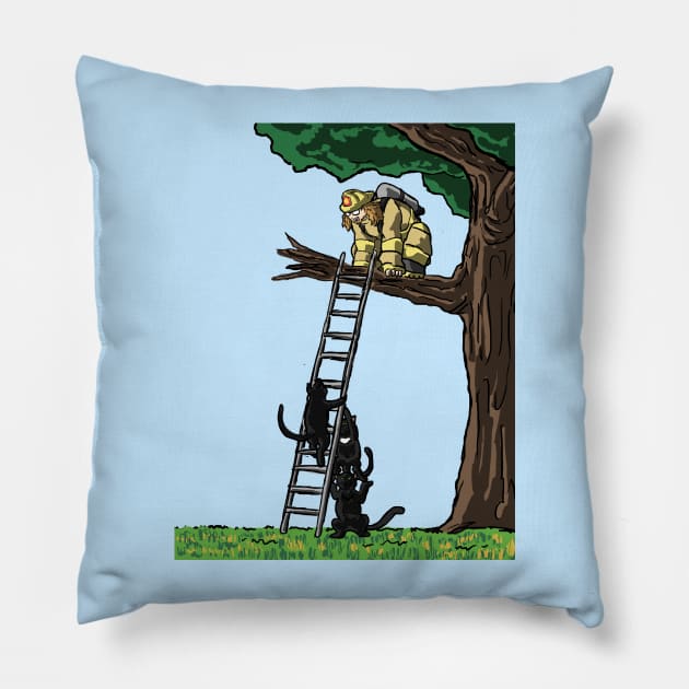 Fireman Rescue Pillow by SuperCes