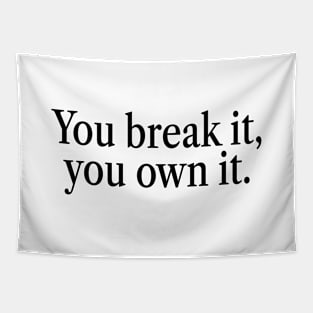 You Break It You Own It Caitlin Clark Ver.2 Tapestry