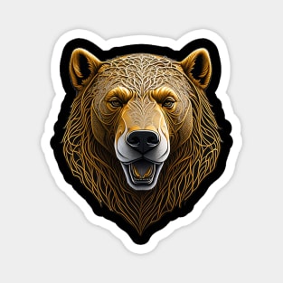 Bear Face Magnet