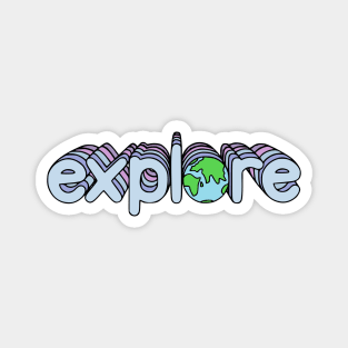 explore the world Magnet