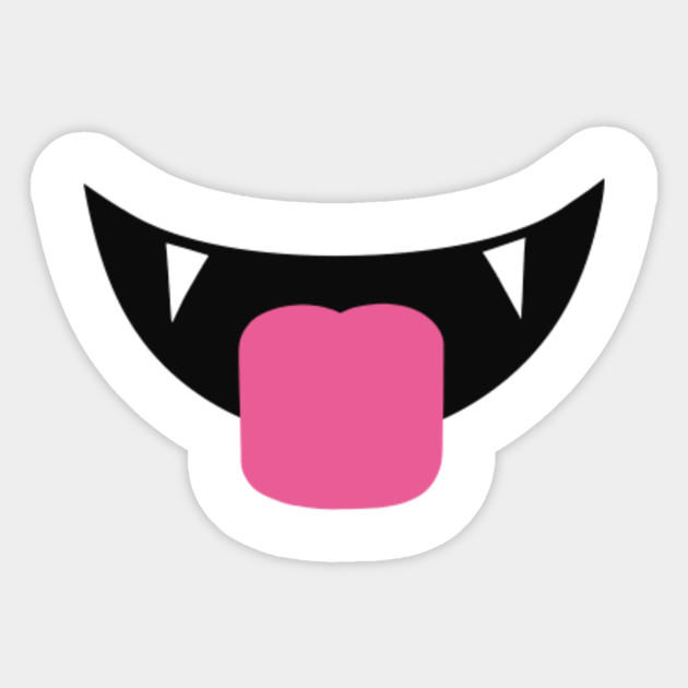 Roblox Playful Vampire Face Roblox Sticker Teepublic - vampire roblox face