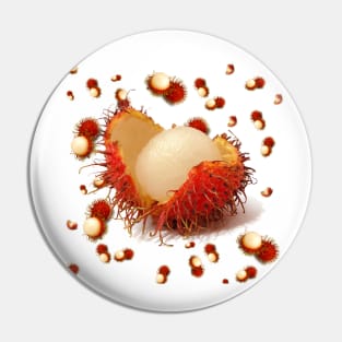 RAMBUTAN HAIRY FRUIT Pin