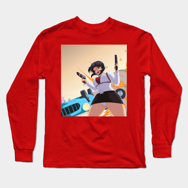 Rally Gunsmith Cats Long Sleeve T Shirt Teepublic