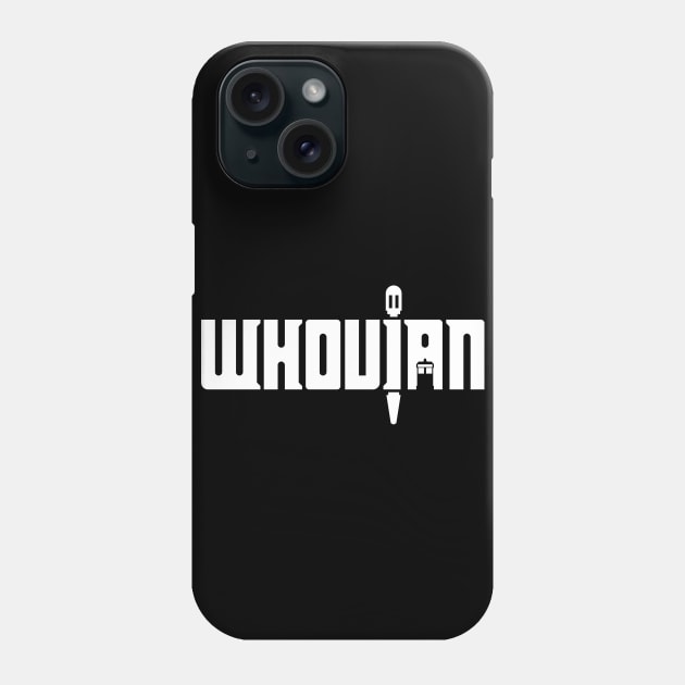 Whovian Black Phone Case by emodist