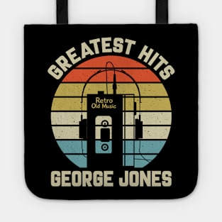 Greatest Hits George Retro Walkman Jones Vintage Art Tote