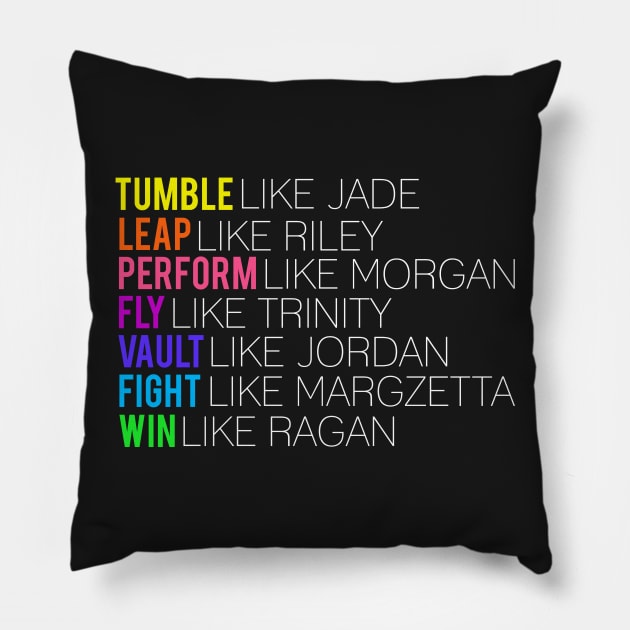 Tumble Like Jade Pillow by jordynslefteyebrow