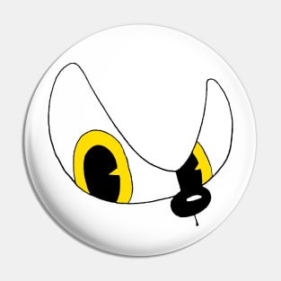 Cartoon Eyes Yellow OG Pin