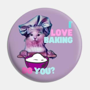 I love Baking Kitty Biscuits Pin
