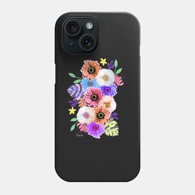 Flowers bouquet Phone Case by RanitasArt