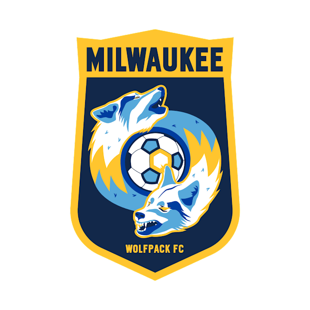 Milwaukee Wolfpack Logo by Liz Steiner