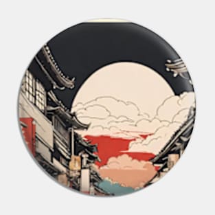 japan tokyo vintage travel tourism 14 Pin