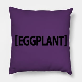 Eggplant Emoji Pillow