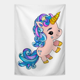 Cute Unicorn Tapestry