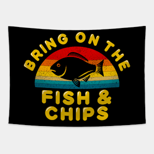 Bring on the Fish and Chips Tapestry