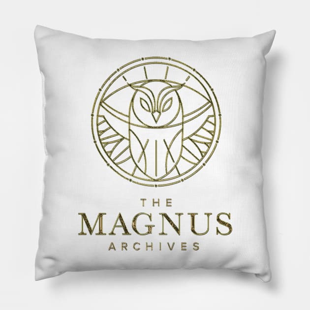 The Magnus Archives Pillow by adriennfarkas