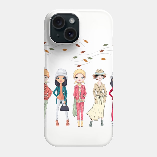 AUTUMN LADIES Phone Case by Asley