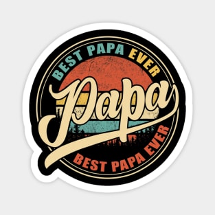 Best Papa Ever  Funny Grandpa Gifts Dad Gifts Father's Day Magnet