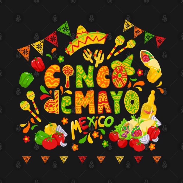 Cinco de Mayo Mexican Fiesta by BadDesignCo