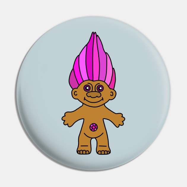 Pink Troll Pin by Eclipse in Flames