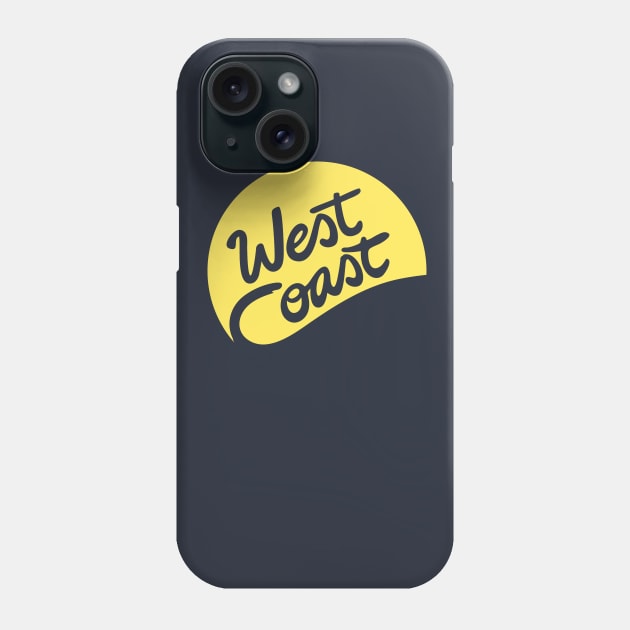 West Coast Sun Phone Case by Vanphirst